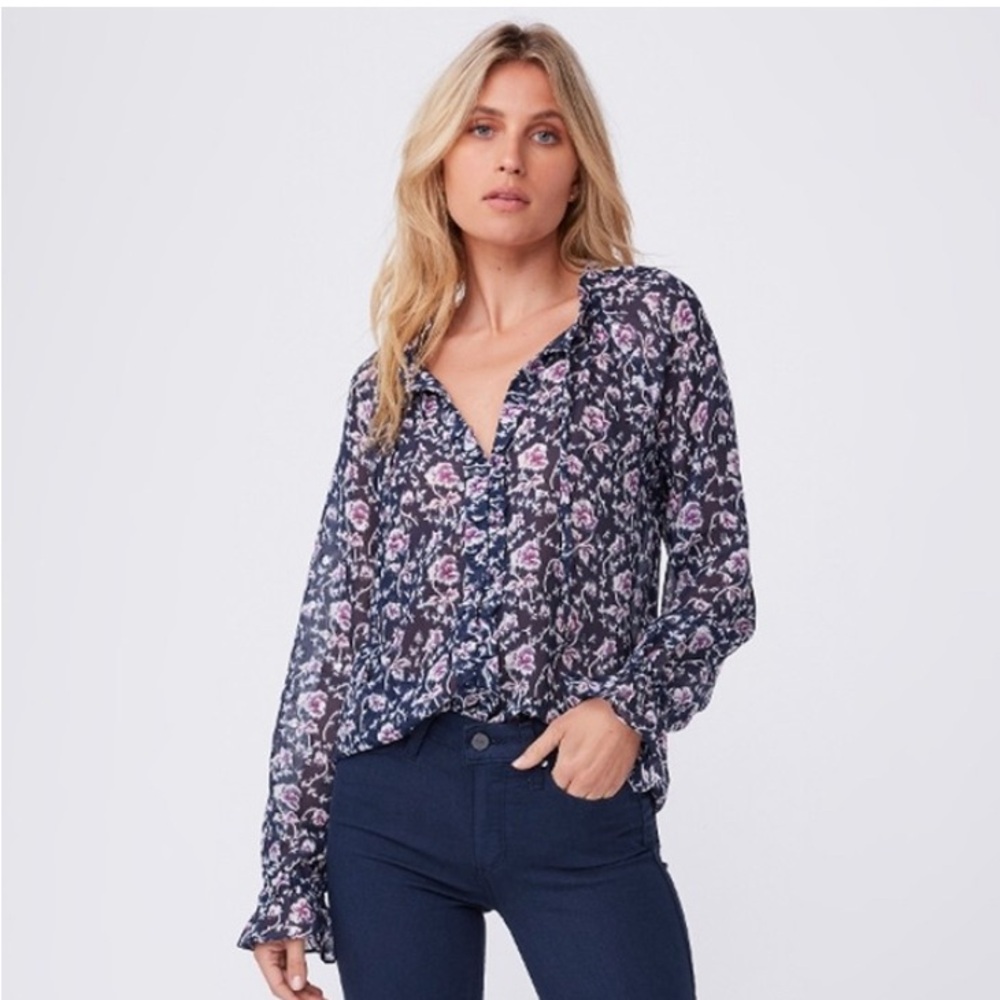 Paige silk blouse